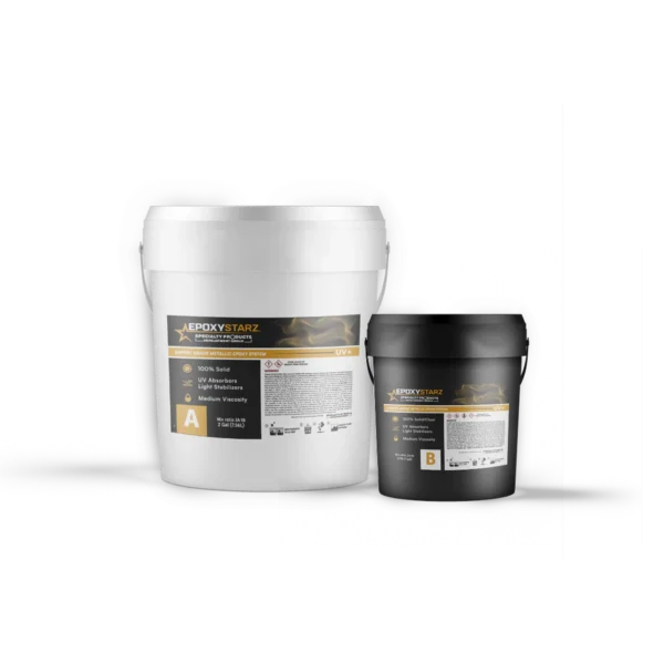 EPOXYSTARZ Epoxy 100% Solid 3 GAL- High Quality Epoxy Resin for Garage