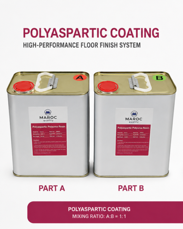 Diseño sin título (7) Polyaspartic Polyurea Resin Kit 1:1 Ratio – Ultra Fast Curing UV Resistant Concrete Floor Coating, Premium Heavy Duty Commercial Grade Floor Resin Kit