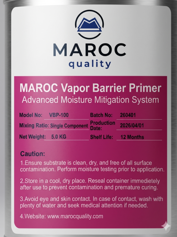 MVB Floor Epoxy Resin Kit 2:1 Ratio – Vapor Barrier Self-Leveling  (3-Piece Kit)